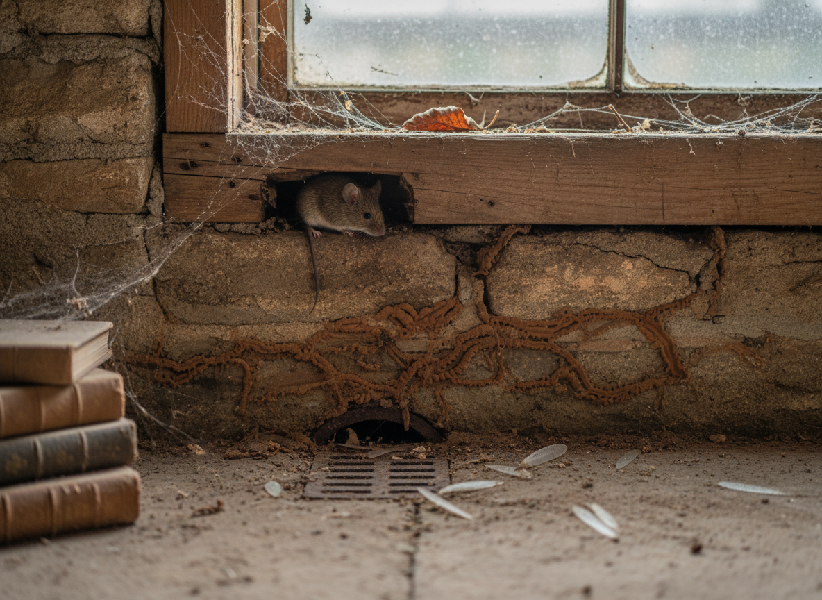 Why Mice Show Up in Youngstown Basements Every October and How They Actually Get In